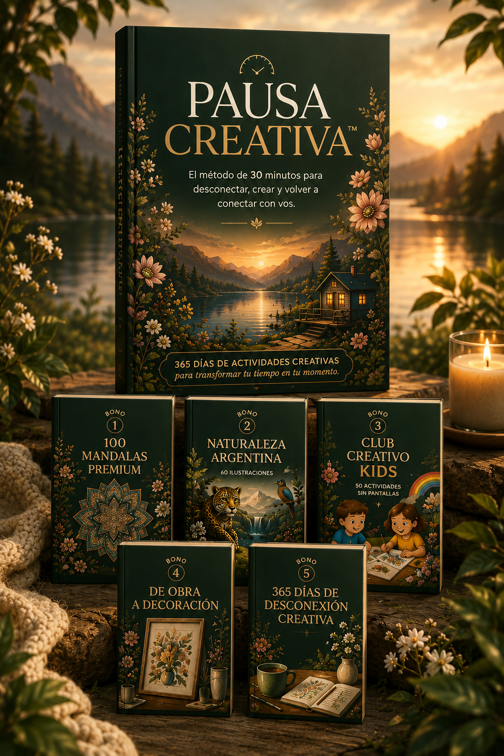 🌿PAUSA CREATIVA™: El método de 30 minutos para desconectar, crear y volver a conectar con vos.